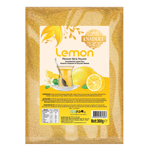 Limon Aromalı İçecek Tozu