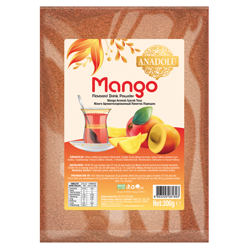 Mango Aromalı İçecek Tozu